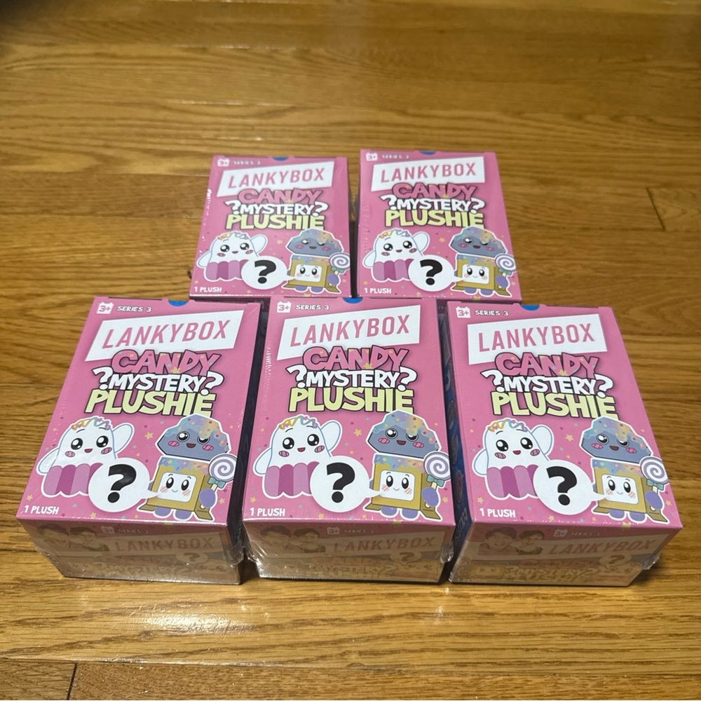 Lanky Box Candy Mystery Plushie Lot of 5 Series 3 Sealed